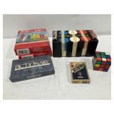Poker Chips, Playing Cards, Puzzles, Rubic Cube
