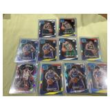 10- Super Star NBA Rookie cards with Prizms;