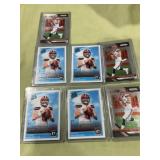 7- Baker Mayfield Prizm and optic rookie cards