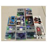 10 NFL Rookie Jersey Cards