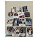 15 NBA rookie Autograph cards