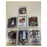 7- NBA autograph cards