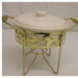 Mid Century Chafing Casserole Dish