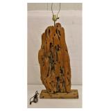Unique Wood Table Lamp 45" Tall