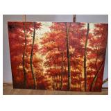 Oil Painting on Canvas 4 Foot X 3 Foot Large