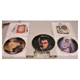 Elvis Presley & Kenny Rogers Collector Plates