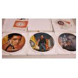 Elvis Presley Bradex Collector Plates set of 3