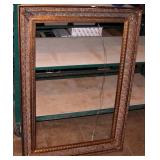 Antique Wood Ornate Carved Frame 31" X 43"