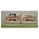 Vintage Readers Digest Fire Truck Models