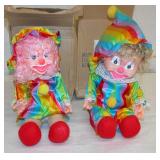 1981 Clown Dolls set of 2