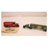 ERTL Texaco Bank Truck New Holland Truck