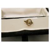 Josten 10K Gold Art Deco Ring size 6.5