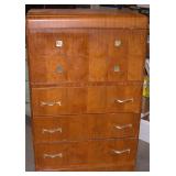 Vintage Tall Boy Dresser 32" X 19" X 50"