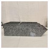 Antique Galvanized Bins w/Handle