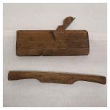Antique Wooden Plane & Scraper Tool