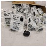 3 boxes 3/4in Rubber Fittings for Furniture