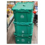 Totes w/Lids Set of 3