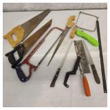 Assorted Hand Saws Box Lot