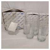 1990s Princess House Pitcher &Glasses Set