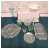 Assorted Glassware + Pottery