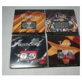 US Mint State Quarters Texas Utah Virginia Tenness