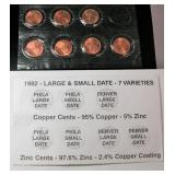 1982 Large & Small Date 7 Verities