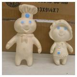 1971 pillsbury doughboy & Doughgirl