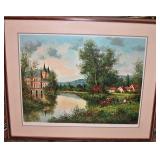 Silk Screen Print Arellanes Co. 1988 46" X 38"