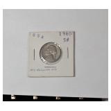 1960 Mis-Aligned Die Nickle