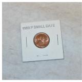 1960 P Small Date Penny