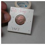 1907 Indian Head Penny