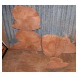 Cedar Slabs of wood set of 5