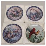 W. L George Flower & Bird Collector Plates