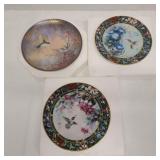 Lena Lius Hummingbird Collector Plates