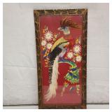 Feather Art in Frame 12x24