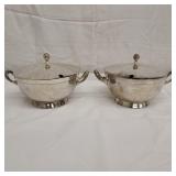 Silver Soldered Serving Dishes