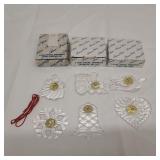 Princess House Crystal Ornaments Lot