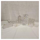 Princess House Butter Dish,Fork/Knife Holders&Misc