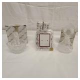 Princess House Basket, Frames & Perfume Bottle