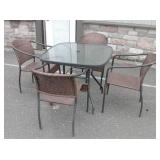 Patio Set 5 Pcs. 34.5 w X 28" Tall