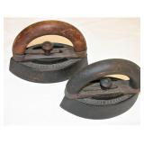 Antique Irons Set of 2