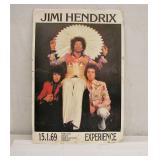 1969 Jimi Hendrix Poster 35" X 24"