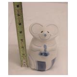 Vintage Laurie Gates Pottery Mouse Cheese Shaker
