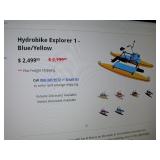 Hydro Bike Shore Master Peddle Water Bicycle