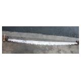 Antique 91" Long 2 Man Buck Saw