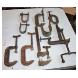 Vintage C Clamps Lot