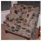 Accent Chair Has Fray Material on sides not bad