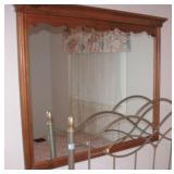 Wood Wall Mirror 45" X 38"