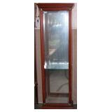 China Cabinet 1 Glass Shelf 22"W 12"D 77"t