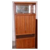 Oak Cabinet 31.5" W 17" D 73" T
